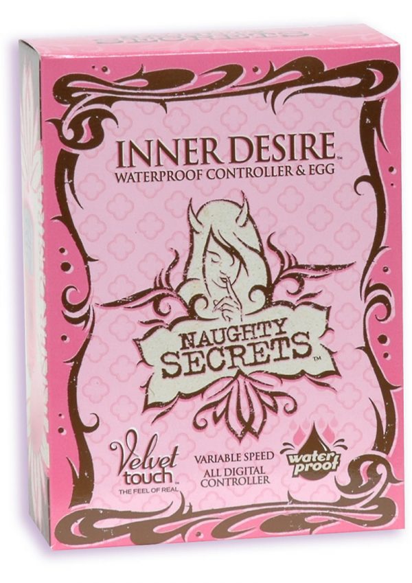 Naughty Secrets Velvet Touch Inner Desire Egg Waterproof Pink