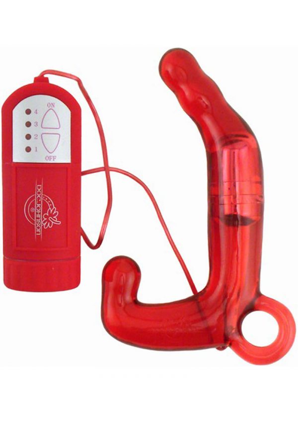 Mens Pleasure Wand Prostate Massager 6 Inch Red