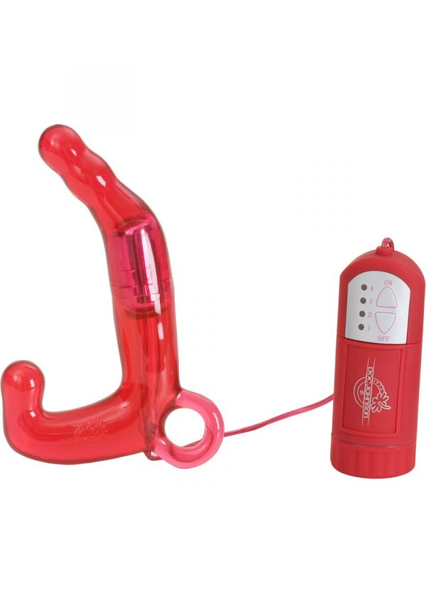 Mens Pleasure Wand Prostate Massager 6 Inch Red