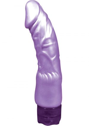 Pearlshine The Satin Sensationals The Clit Pleaser Vibrator Waterproof 7 Inch Lavender