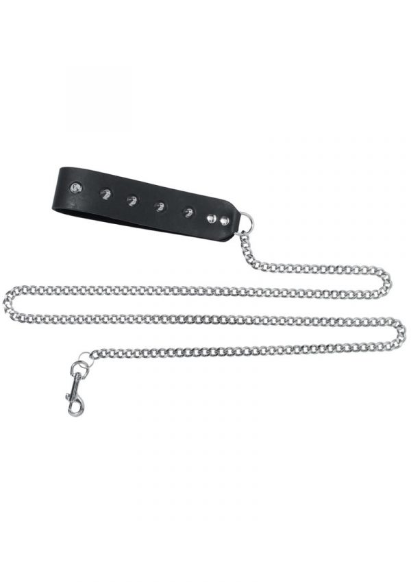 Extremeline Chain Leash With Studded Handle 4 Feet