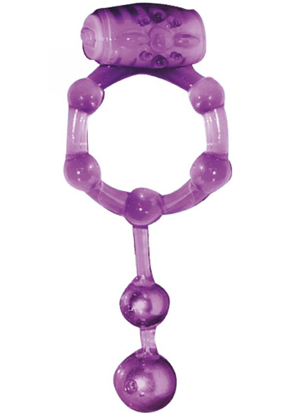 The Macho Erection Keeper Cock Ring Purple