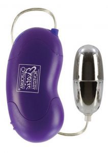 Bliss Bullet Universal Silver Bullet Waterproof Power Pack With 2 Speed Push Button Control 2.2 Inch Purple