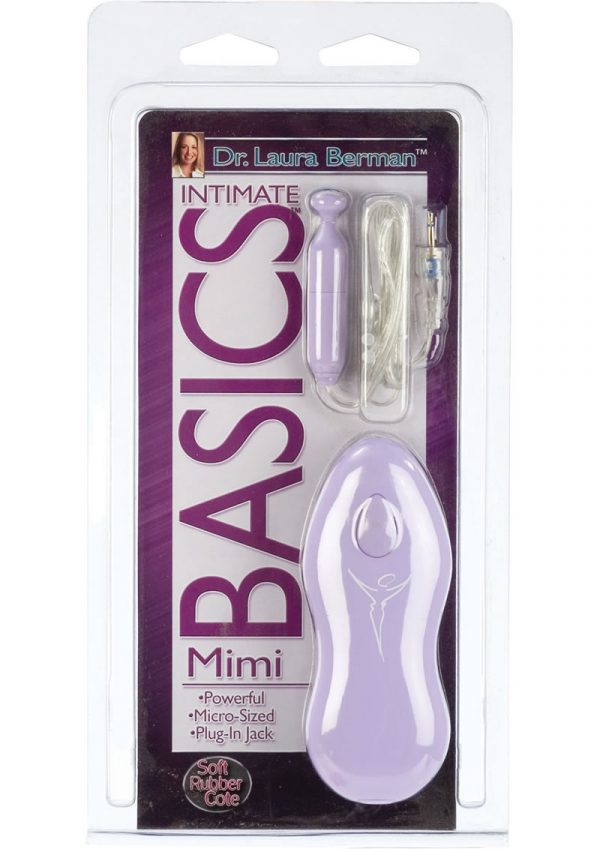 Dr Laura Berman Intimate Basics Mimi Vibrating Micro Bullet Lavender