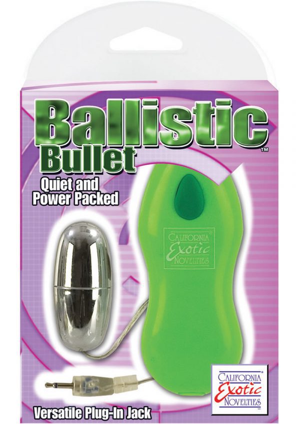 Ballistic Bullet With Versatile Plug In Jack 2 Speed Remote 2.2 Inch Green