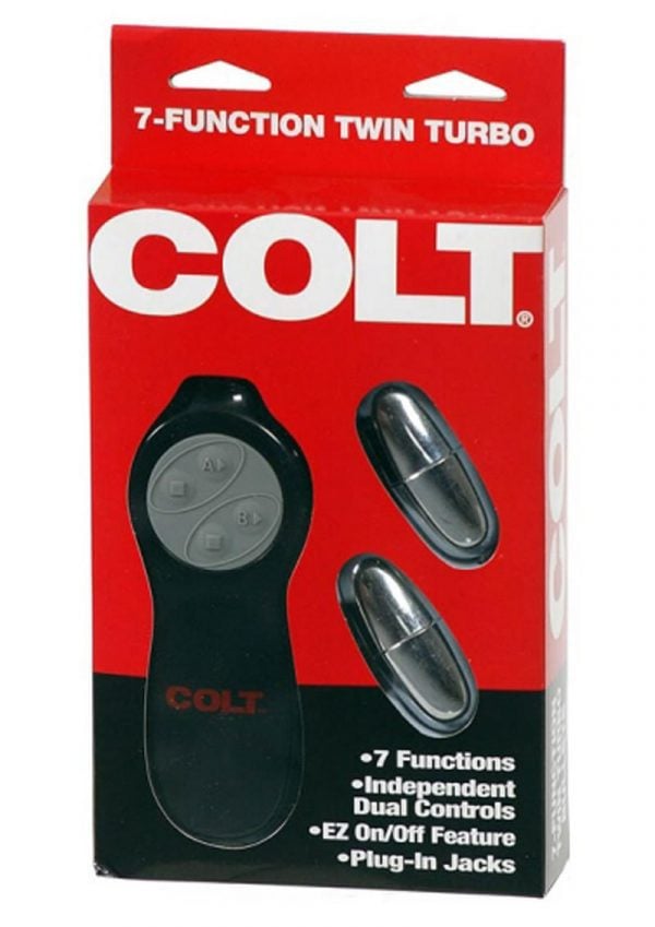 COLT 7 FUNCTION TWIN TURBO BULLETS SILVER WITH PLUG IN JACK
