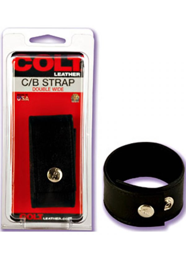 COLT LEATHER COCK and BALLS DOUBLE WIDE