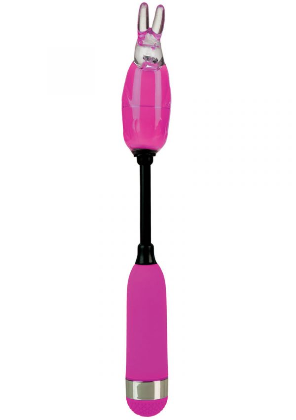Shanes World Campus Buzz 4 inch Massager with Removable Bunny Sleeve Pink