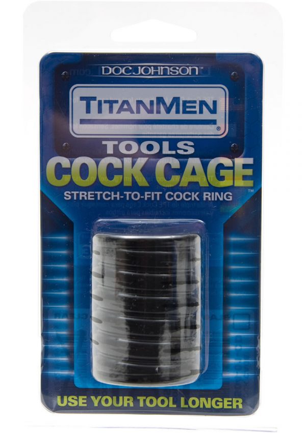 TitanMen Tools Cock Cage Black