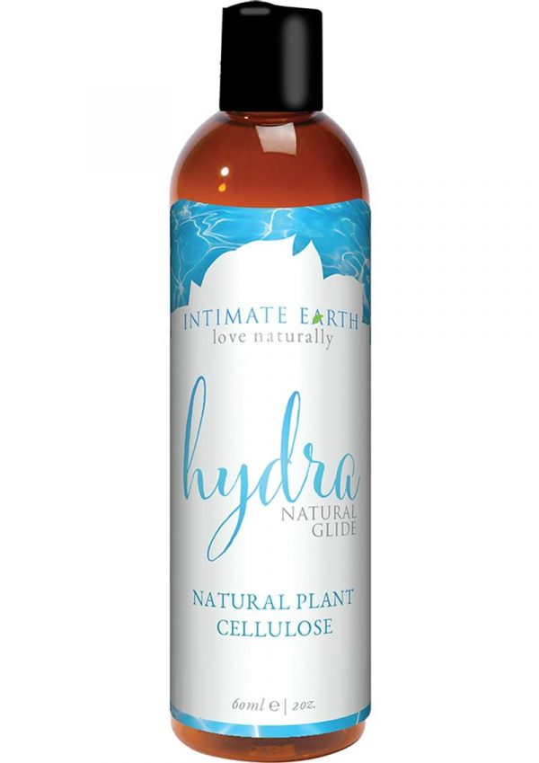 Intimate Earth Hydra Natural Glide Water Based Natural Plant Cellulose Lube 2 Ounce
