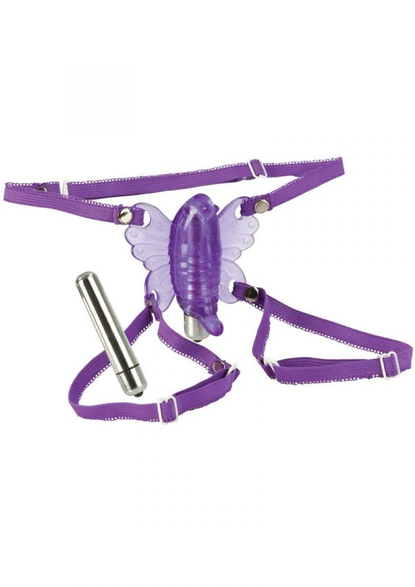 WIRELESS VENUS BUTTERFLY WITH REMOVABLE BULLET PURPLE