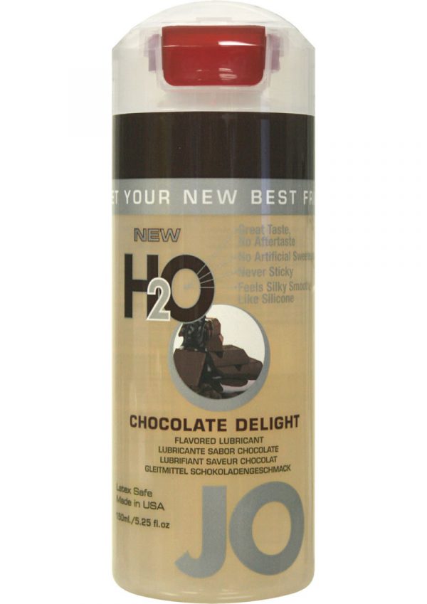 Jo H2O Flavored Water Based Lubricant Chocolate Delight 4 Ounce