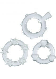 Magic C Rings Set Of 3 Clear