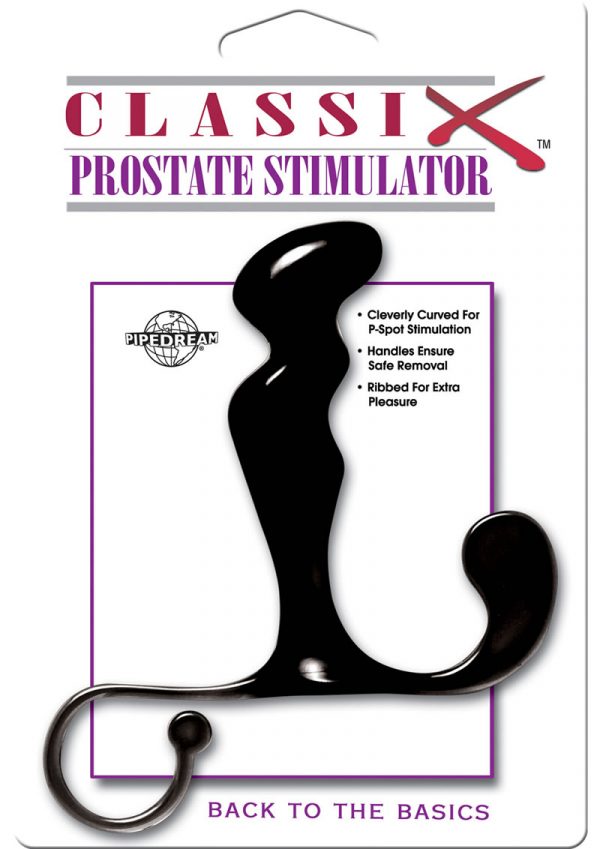 Classix Prostate Stimulator Waterproof 5.5 Inch Black