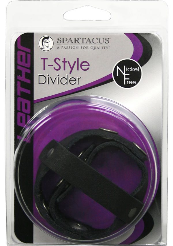 T Style Cock And Ball Divider Black