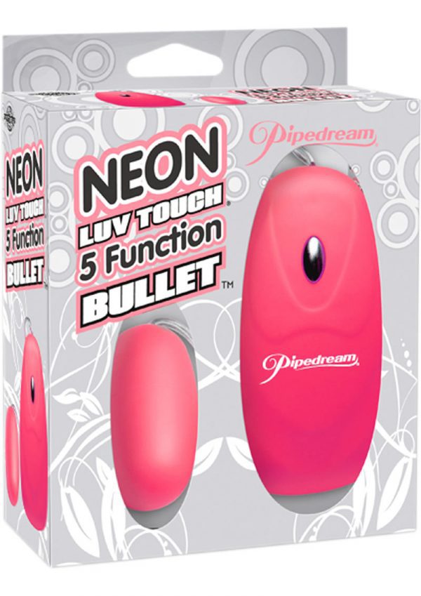 Neon Luv Touch 5 Function Bullet 2.25 Inch  Pink