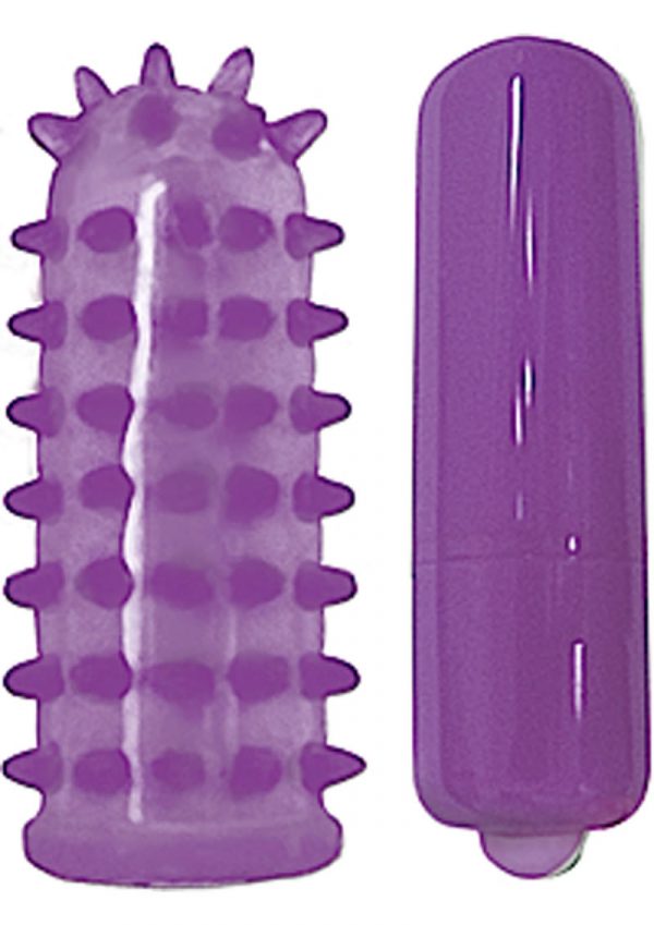 Mini Pocket Bullet With Jelly Sleeve 3 Speed Waterproof Purple