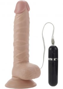 Mr Just Right Elite Eight Dong Vibrator 8.5 Inch Ivory
