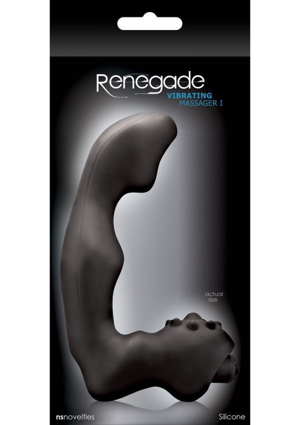 Renegade Silicone Vibrating Massager I Waterproof Black