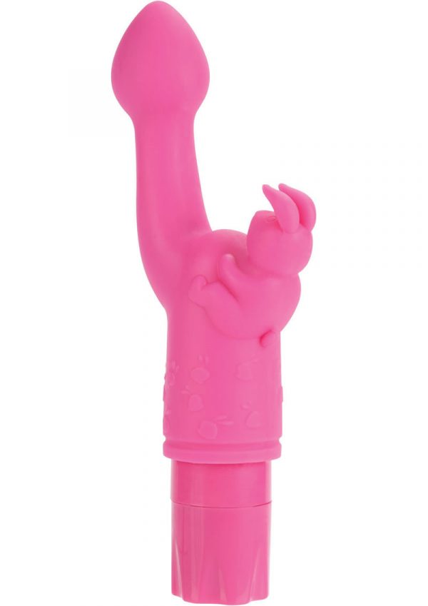 Silicone Bunny Kiss Dual Motor Vibe Waterproof Pink