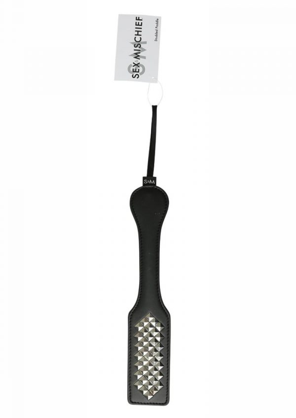 Sex And Mischief Studded Paddle Black
