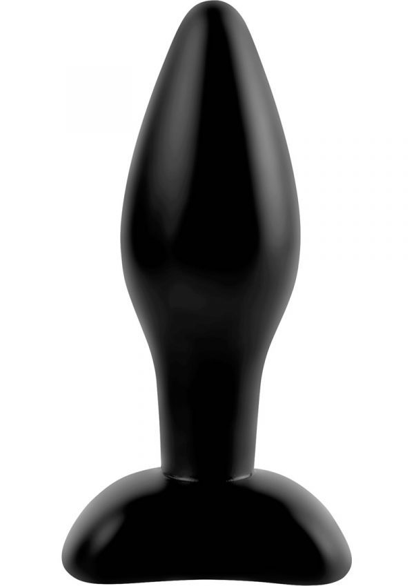 Anal Fantasy Collection Small Silicone Plug Kit Black 3.5 Inch