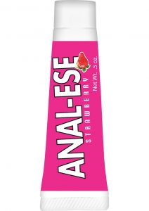 Anal-ese Flavored Desensitizing Anal Gel Strawberry .5 Ounce