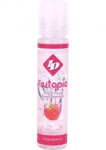 Frutopia Natural Flavor Water Based Personal Lubricant Raspberry 1 Ounce Bottle