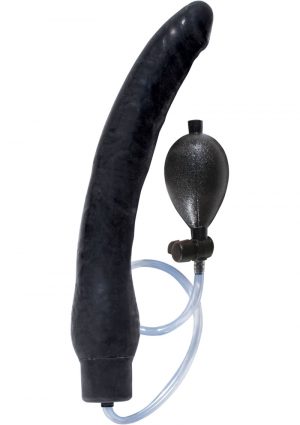 Ram Inflatable Latex Dong Waterproof Black 12 Inch