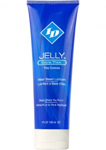 ID Jelly Extra Thick Water Based Lubricant 4 Ounce Travel Tube