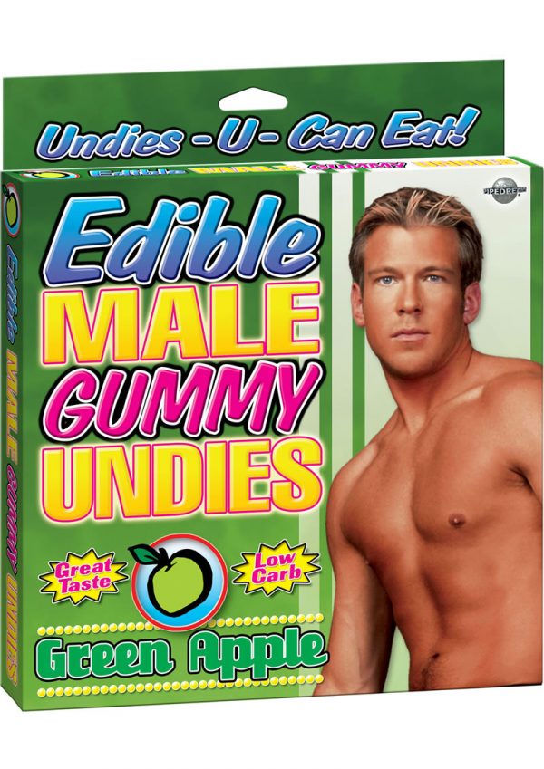 Edible Male Gummy Undies Apple