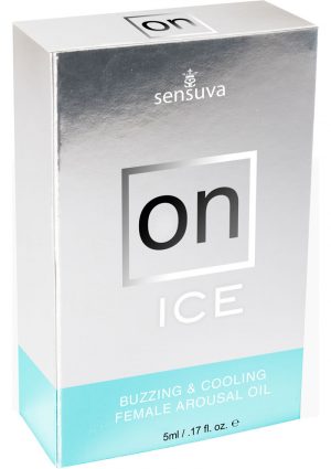 On Ice Buzzing And Cooling Female Arousal Oil 5 Milliliter Bottle