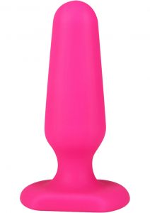 Hustler All About Anal Seamless Silicone Butt Plug Pink 3 Inch