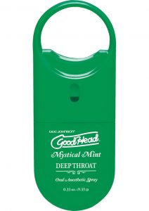 Goodhead Deep Throat To Go Oral Anesthetic Spray Mint .33 Ounce