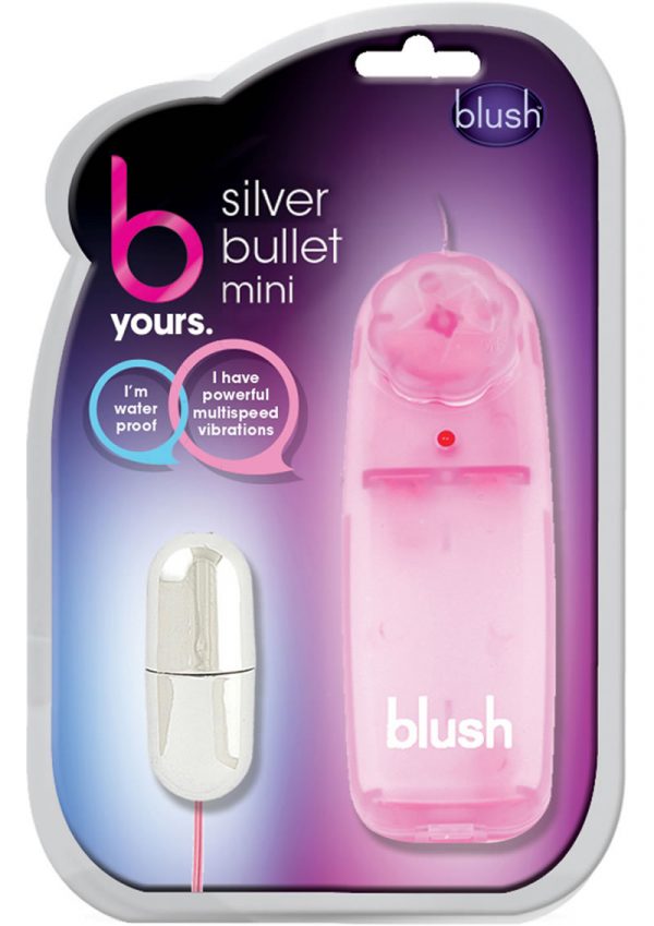 B Yours Wired Remote Control Silver Bullet Mini Waterproof Pink