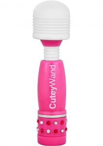 Play With Me Cutey Wand Vibrating Silicone Head - Pink