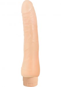 X5 Mambo Vibe Realistic Vibrator Waterproof Beige 8 Inch