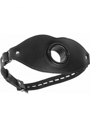 Master Series Feeder Open Mouth Gag Black