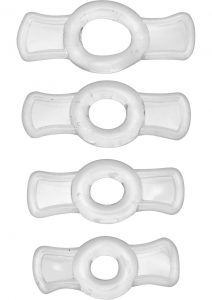 Size Matters Endurance Penis Ring Set Clear