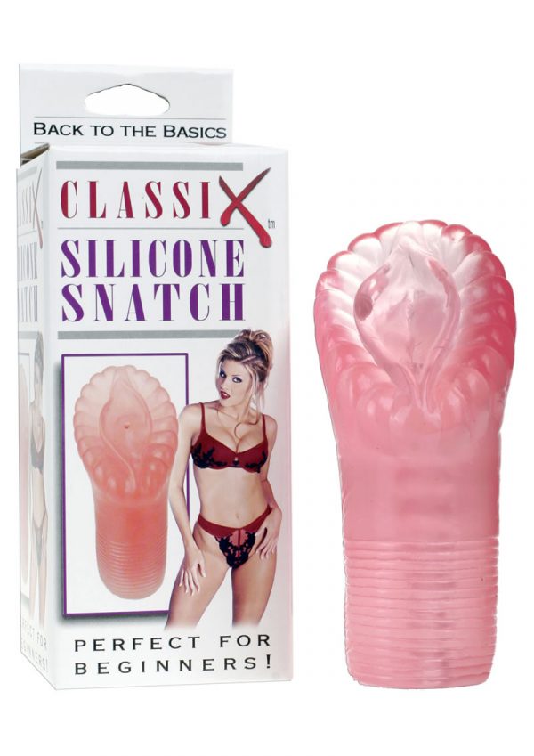 Classix Silicone Snatch Masturbator 5 Inch Pink