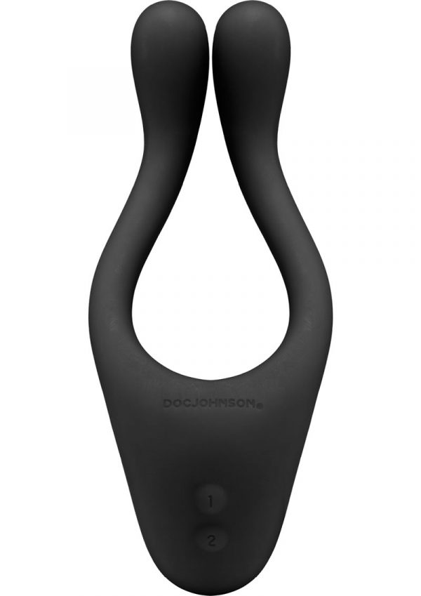 Tryst Rechargeable Multi Erogenous Zone Silicone Massager Waterproof Black