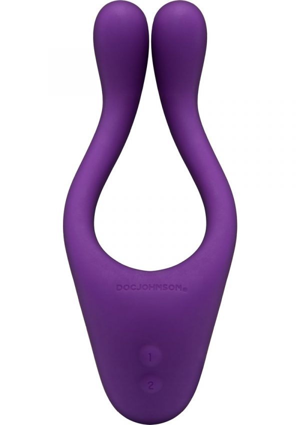 Tryst Rechargeable Multi Erogenous Zone Silicone Massager Waterproof Purple