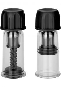 Nipple Play Vacuum Twist Suckers Black