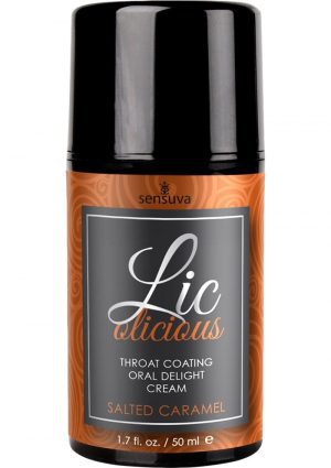 Licolicious Throat Coating Oral Delight Cream Salted Caramel 1.7 Ounce