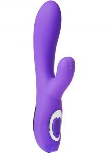 Femme Luxe 10 Function Dual Moter Rechargeable Silicone Vibe Waterproof Purple
