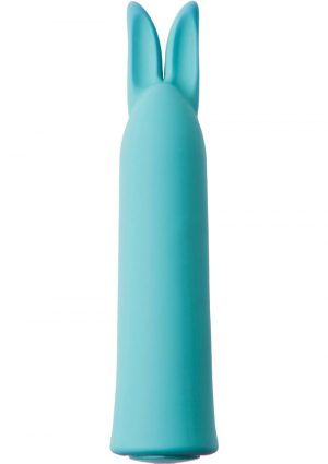 Bunnii 20 Function Silicone USB Rechargeable Vibe Waterproof Teal Blue