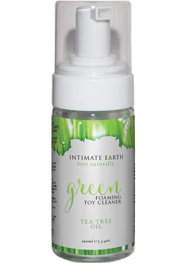 Intimate Earth Green Foaming Toy Cleaner Tea Tree Oil 3.4 Ounces