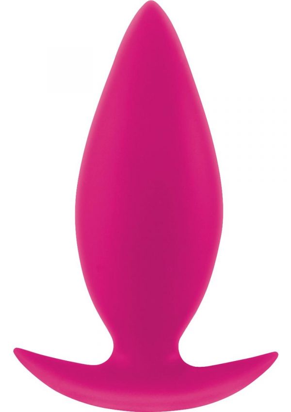 Inya Spade Medium Silicone Anal Plug - Pink