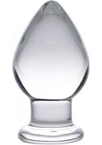 Prisms Molten Wide Glass Anal Plug Clear