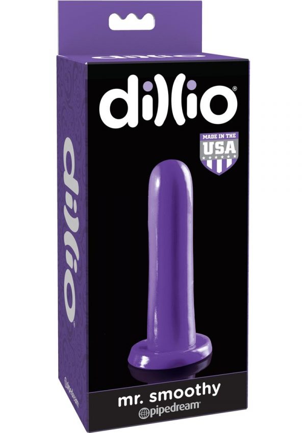 Dillio Mr. Smoothy Dildo Purple 5 Inches